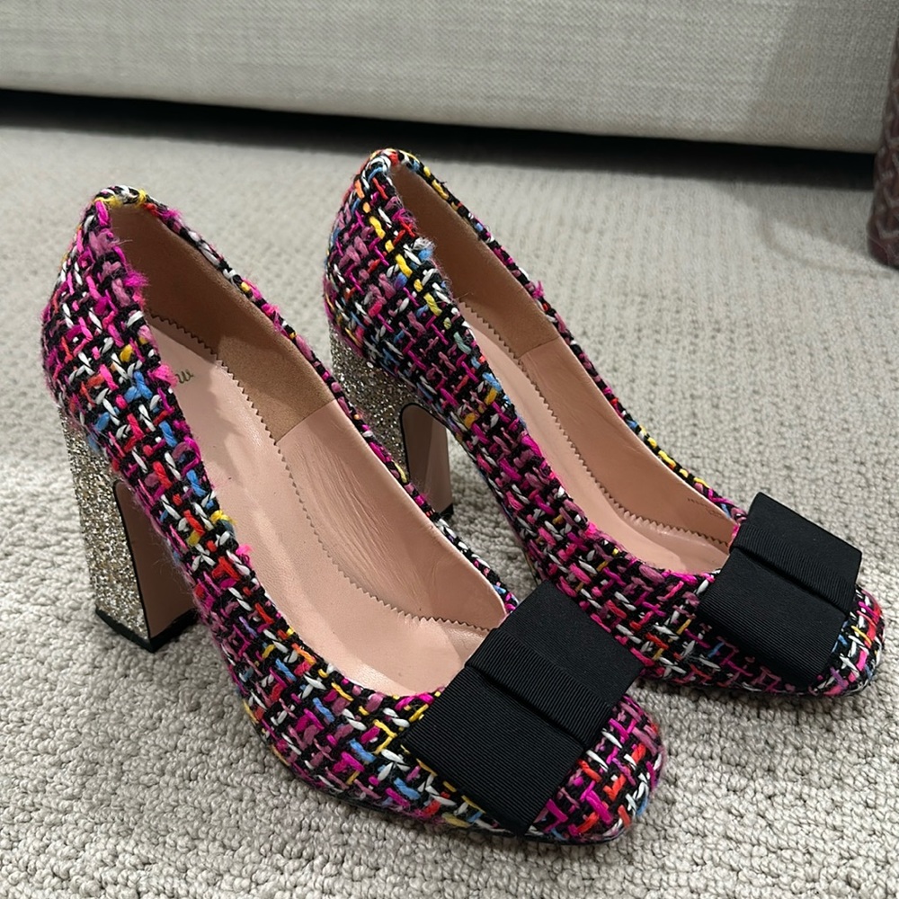 J. Crew Tweed Heels